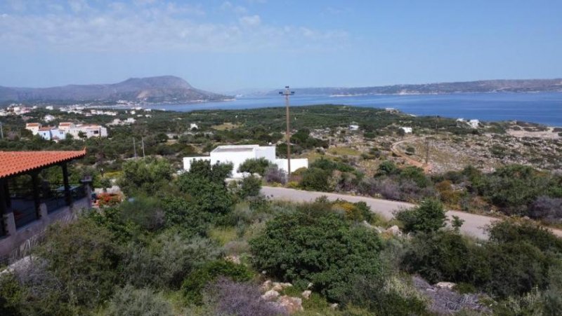 Kokkino Chorio Kreta, Kokkino Chorio: Grundstück mit Meerblick und Bergblick zu verkaufen Grundstück kaufen